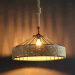 Pendente de Corda de Cânhamo