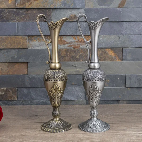 Vaso de Metal Vintage