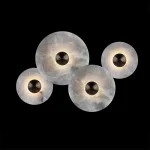 Luminária LED Moderna De Mármore Nórdico - Imagem 6