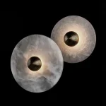 Luminária LED Moderna De Mármore Nórdico - Imagem 3