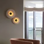 Luminária LED Moderna De Mármore Nórdico - Imagem 2