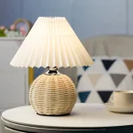 Abajur Plissado Rattan - Imagem 9