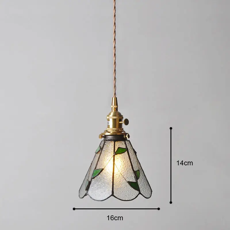 Lustre de Vidro Industrial Retro