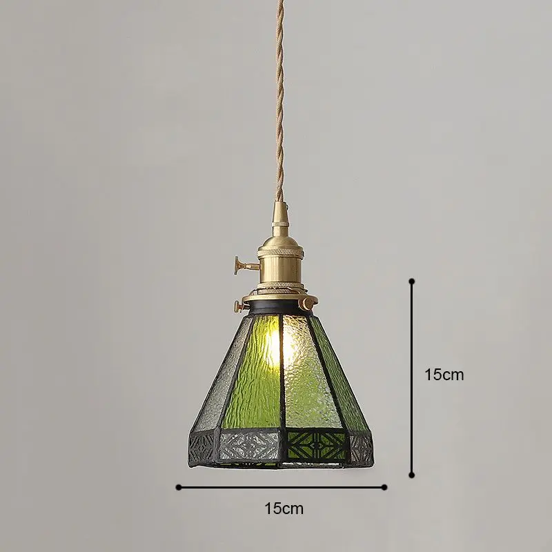 Lustre de Vidro Industrial Retro