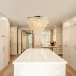 Lustre Moderno de Cristal LED