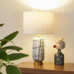 Candeeiro de Mesa Cerâmico Moderno - Imagem 3