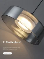 Pendente Minimalista de Vidro - Imagem 5