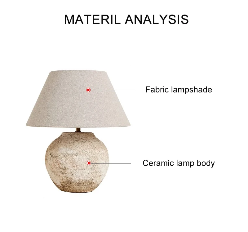 Lâmpada de Mesa Wabi-Sabi