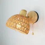 Luminária Arandela de Rattan - Imagem 2