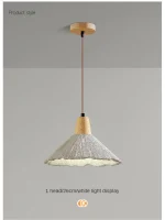Lustre de Pedra Estilo Japonês - Imagem 6