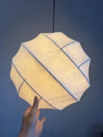 Lustre Wabi-Sabi de Seda - Imagem 3