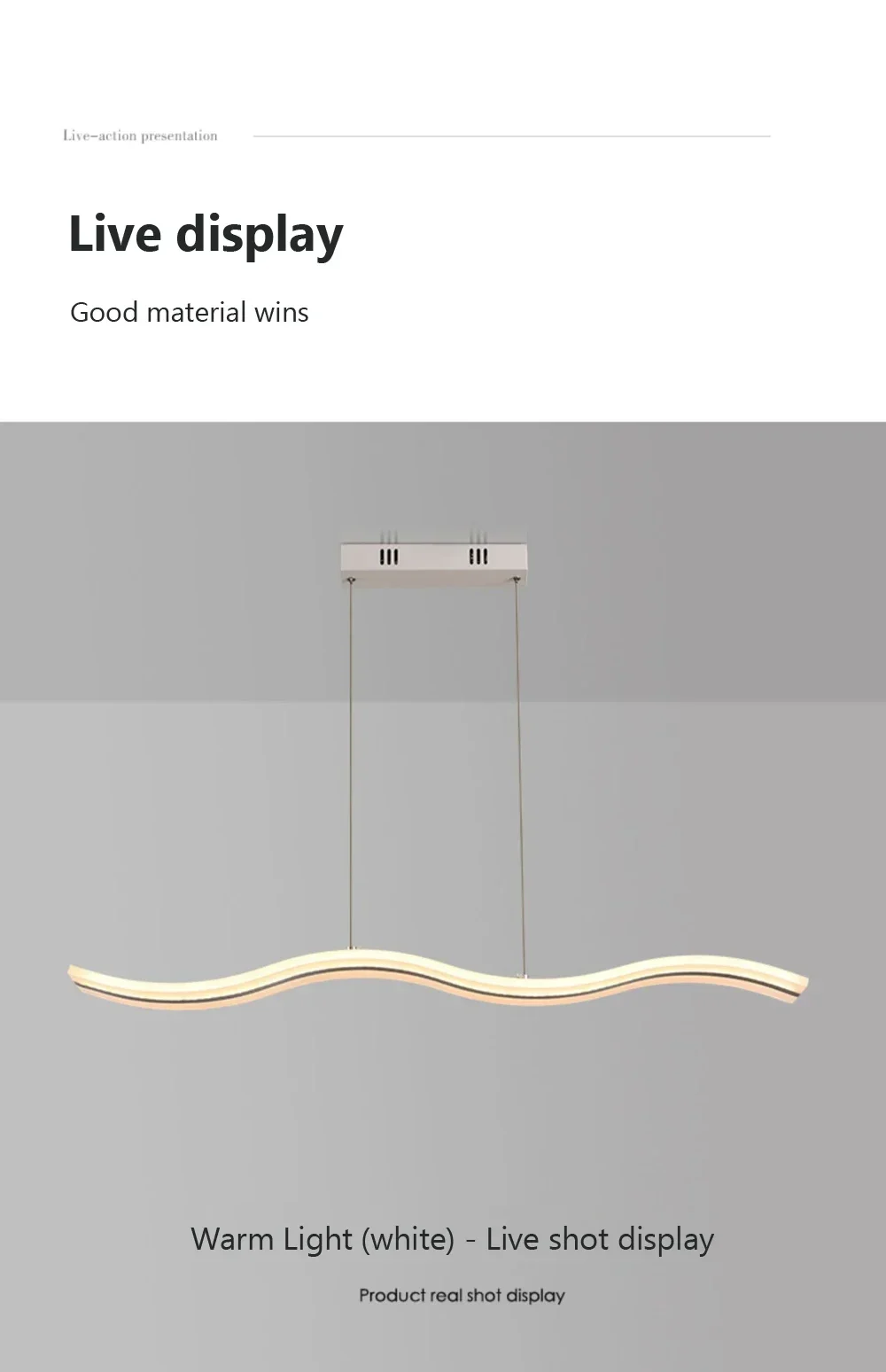 Lustre Pendente LED Moderno