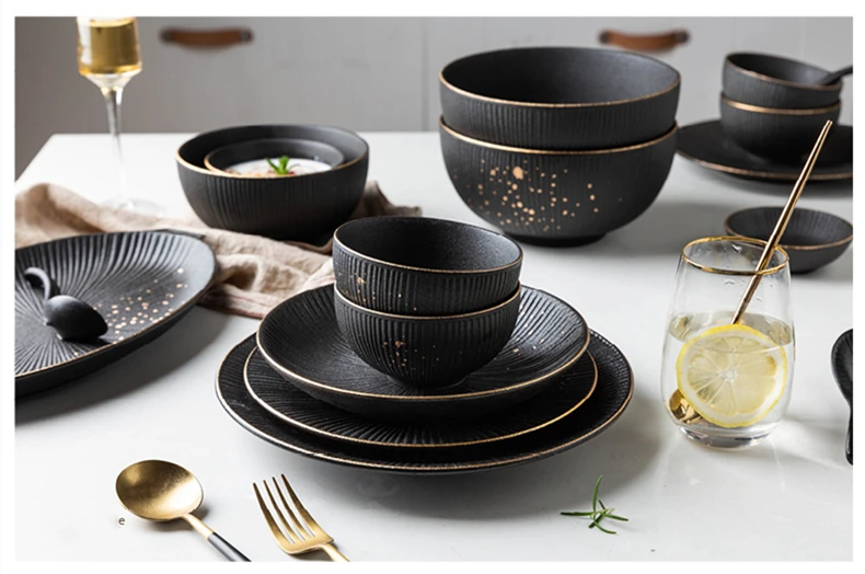 Conjunto de Jantar Elegante em Cerâmica
