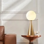 Luminária de Mesa de Vidro