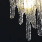 Pendente Luxo Vidro Dourado - Imagem 5