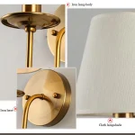 Arandela Tecido Elegante - Imagem 6