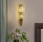 Arandela Luxor Cristal Dourado - Imagem 4