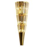 Arandela Luxor Cristal Dourado