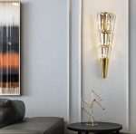 Arandela Luxor Cristal Dourado - Imagem 3