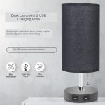 Abajur simples pequeno carga USB - Imagem 3