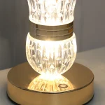 Abajur Tipo Vaso Sem Fio USB LED Toque Escurecimento - Imagem 4