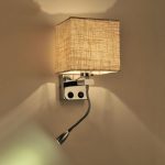 Arandela abajur luz led flexível