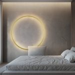 Arandela argola/anel alumínio e led