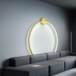 Arandela argola/anel alumínio e led - Imagem 3