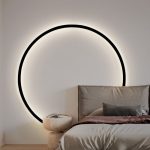 Arandela argola/anel alumínio e led - Imagem 2