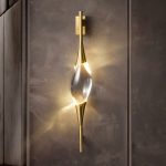Arandela cristal metal cobre