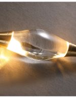 Arandela cristal metal cobre - Imagem 3