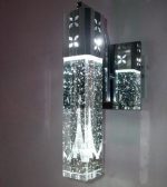 Arandela de vidro "bolhas de ar" e luz led - Imagem 3