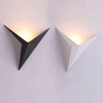 arandela minimalista triângulo e luz de led - Imagem 2