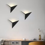 arandela minimalista triângulo e luz de led - Imagem 4