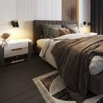Arandela preto e dourado e luz led - Imagem 2