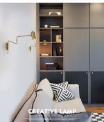 Arandela retrátil ajustável contemporânea - Imagem 3