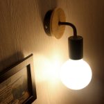 Arandela vintage bulbo incandescente