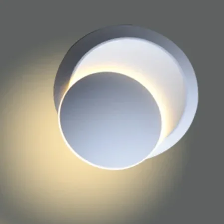 Arandela Moderna Redonda 360 Graus Rotativa LED 6W