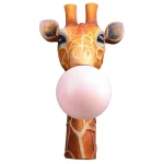 Luminária Infantil (Criança), Arandela Girafa Com Bola Branca - Imagem 3
