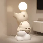 Luminária Chão Infantil Deitado Urso - Imagem 2