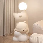 Luminária Chão Infantil Deitado Urso - Imagem 3