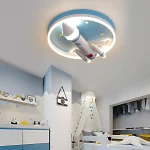 Luminária Infantil Foguete Led Luz - Imagem 3