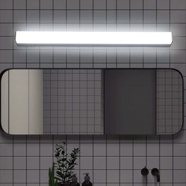 Arandela retangular acrílico luz led