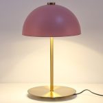 Abajur rosa design nórdico minimalista