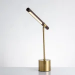 Luminária de Mesa Minimalista Dourada - Imagem 3
