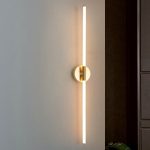 luminária de parede moderna tubo acrílico