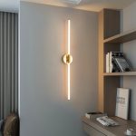 luminária de parede moderna tubo acrílico - Imagem 2