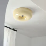 Luminária Sobrepor De Vidro Branco ou Bege Contemporâneo 2024/2025 - Imagem 3