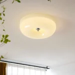 Luminária Sobrepor De Vidro Branco ou Bege Contemporâneo 2024/2025 - Imagem 2