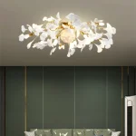 Luminária Sobrepor Folha De Ginkgo Acrílica 2024/2025 - Imagem 2